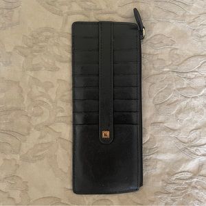 Lodis Black Leather Slim Card Holder Wallet